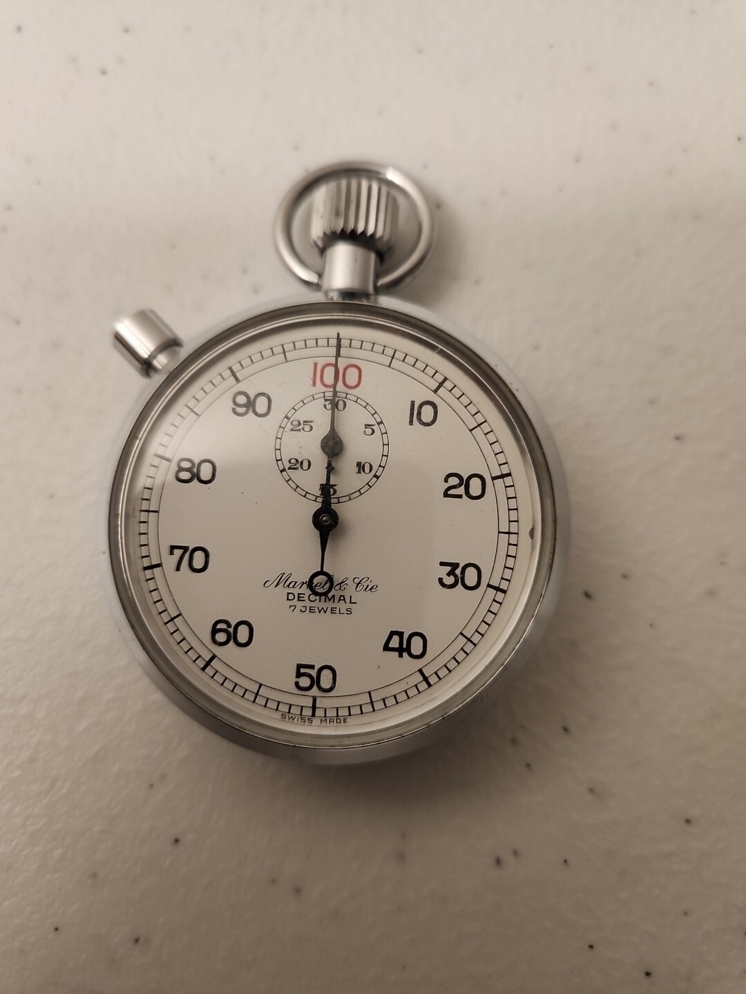 Marcel & Cie Stopwatch Decimal 7 Jewels Swiss Made