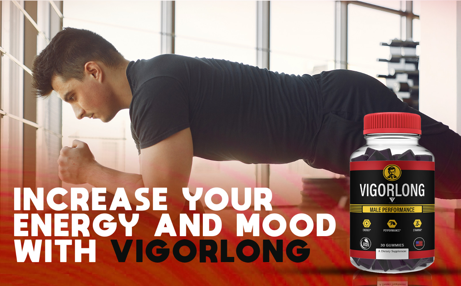 VigorLong Performance Gummies, Vigor Long Max Support (1 Month Supply)