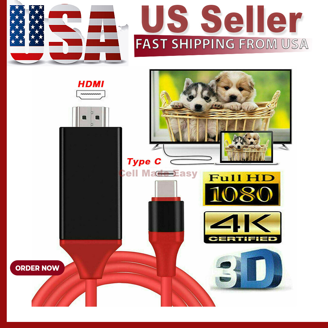 MHL USB-C Type C to HDMI 1080P HD TV Cable Adapter For Android Phones Samsung LG