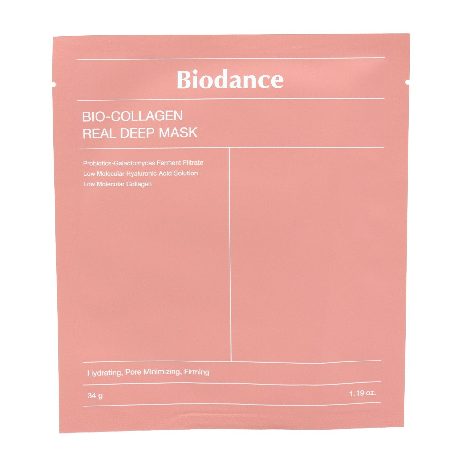 Biodance Bio Collagen Real Deep Mask 34g x 4pcs Hydrating Firming K-Beauty