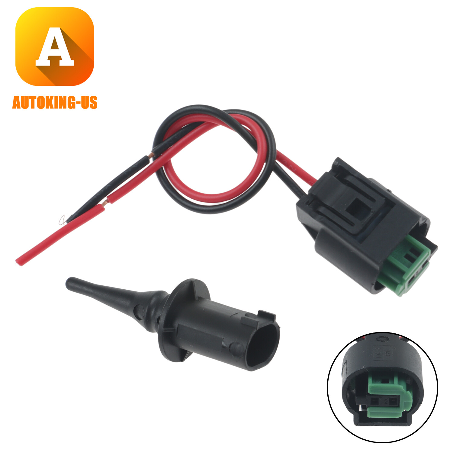 Outside Ambient Air Temperature Sensor Connector Pigtail for Mercedes-Benz C300