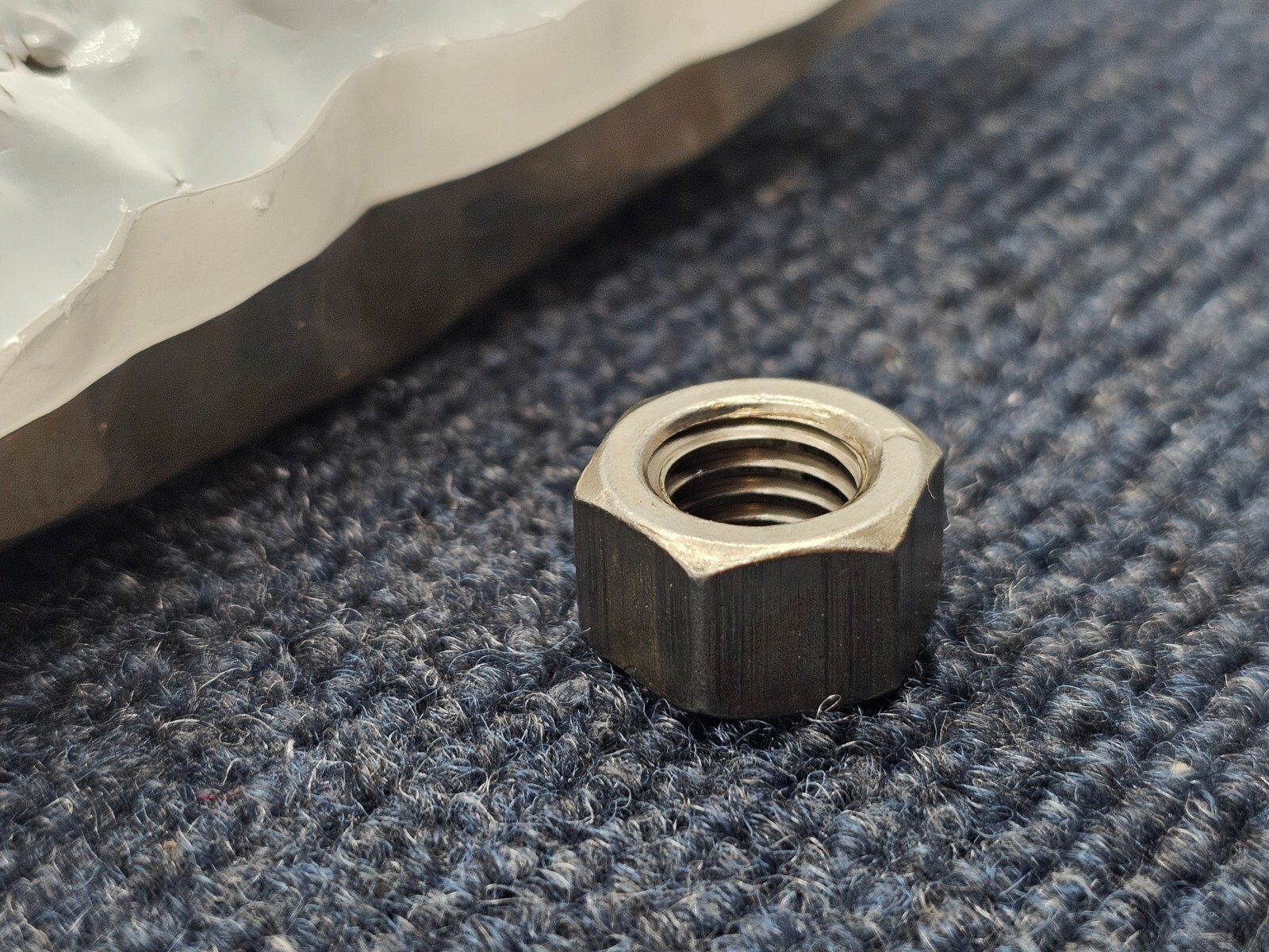 (QTY 100) McMaster-39, 1/2"-13 Fin Hex Nut Gr5 Bare (Plain)