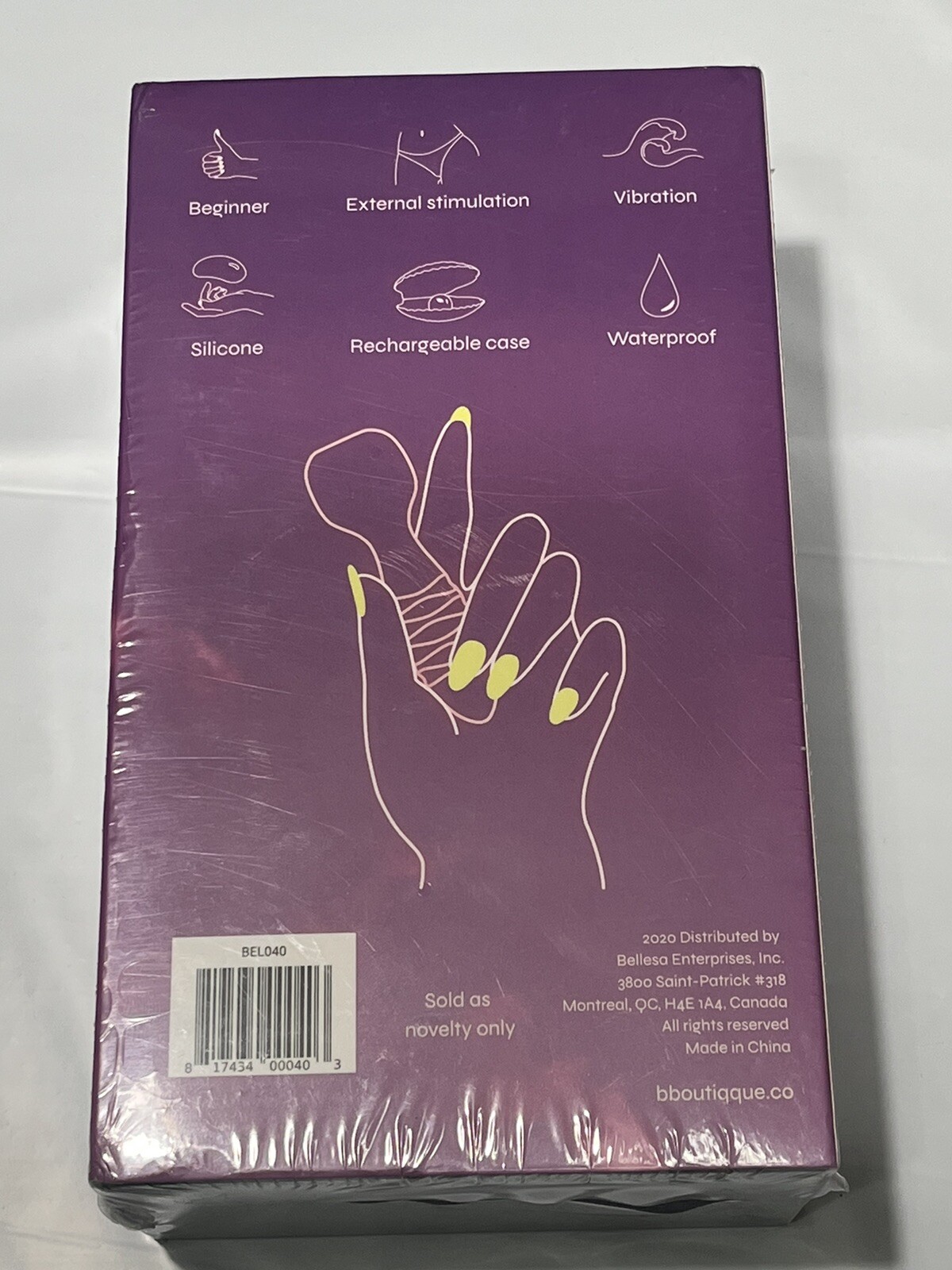 NIB Demi Wand by Bellesa Rechargeable Waterproof Vibrator Sex Toy Non-Binary