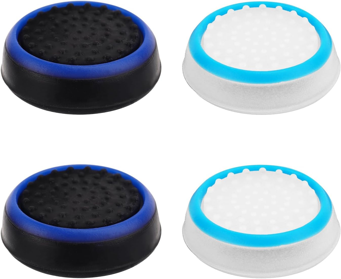 4PCS Silicone Thumb Grip Caps for PS5 PS4 Xbox Switch Pro Controller Joystick