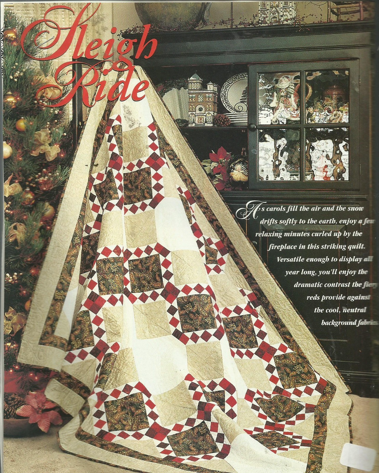E0012  SLEIGH RIDE QUILT PATTERN/INSTRUCTIONS