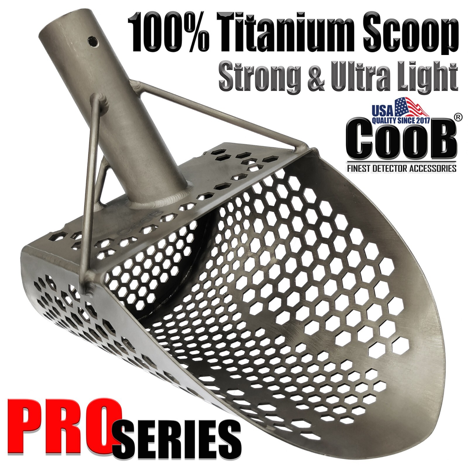 CooB Titanium ProSeries Metal Detector Sand Scoop MONSTRIK-710T Detecting Tool