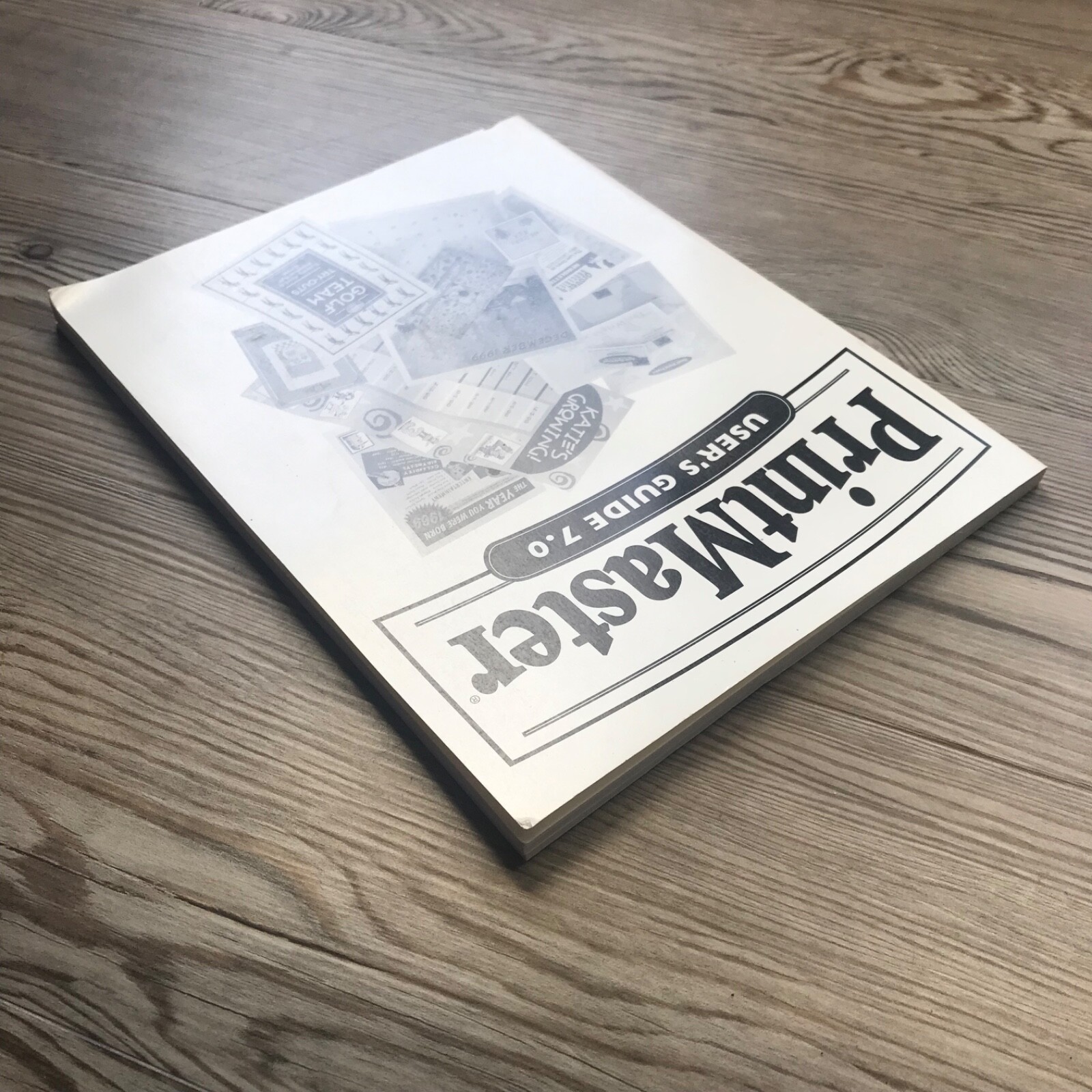 Printmaster User Guide 7.0 Paperback Manual Book Mindscape