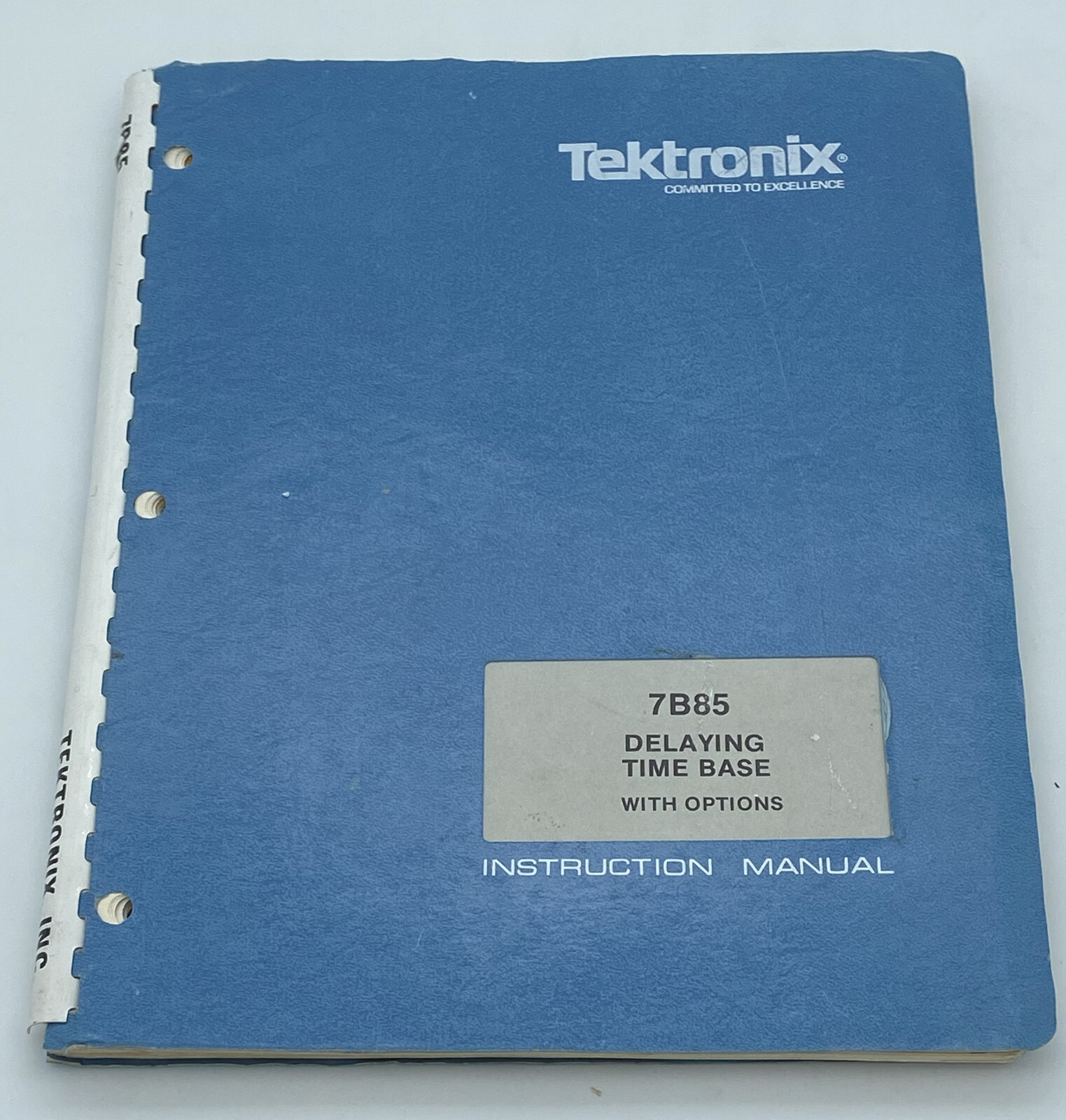Original Tektronix 7B85 Delaying Time Base Instruction Manual 070-1961-00