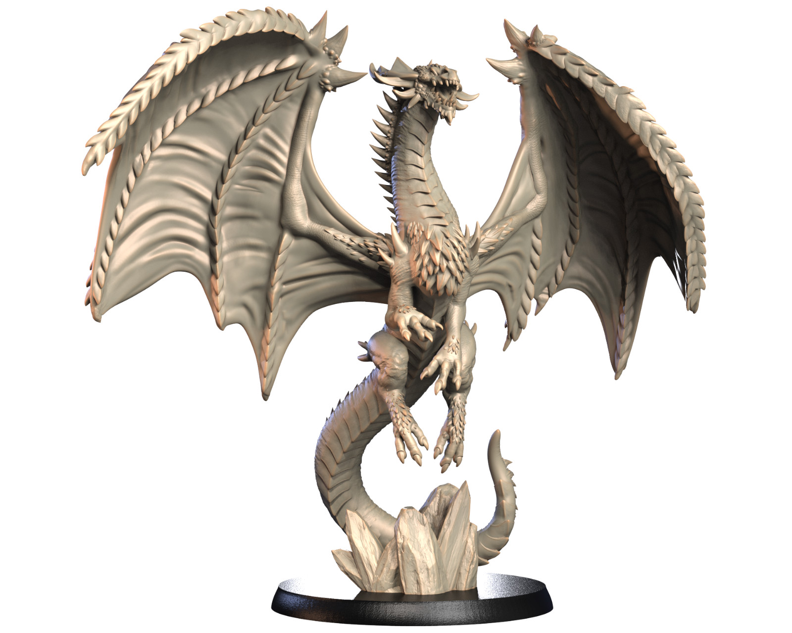Dungeons & Dragons -HD Resin Print - Huge, Large, Gargantuan Dragon - Reilus