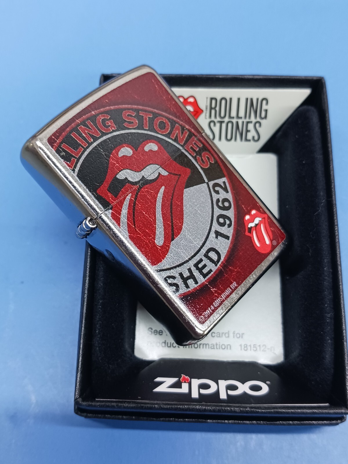 Zippo 28843 Rolling Stone Street Chrome