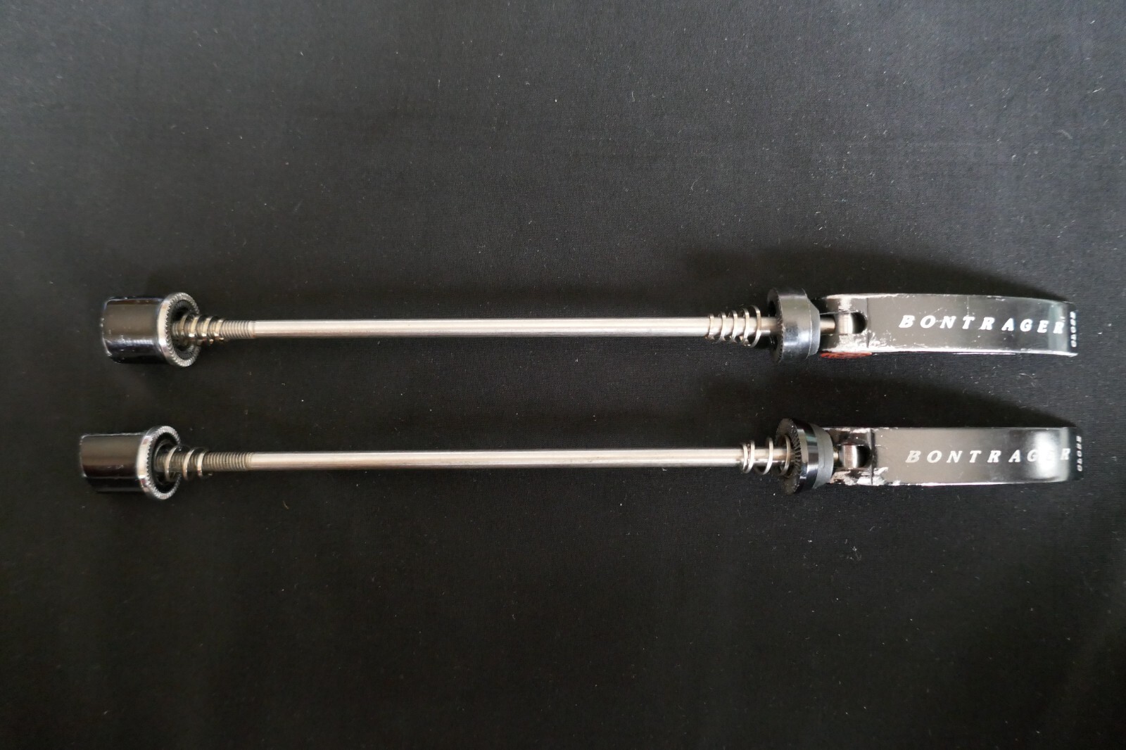 2x BONTRAGER TITANIUM REAR SKEWER QUICK RELEASE LEVER TREK RXL XXX AEOLUS QR TI