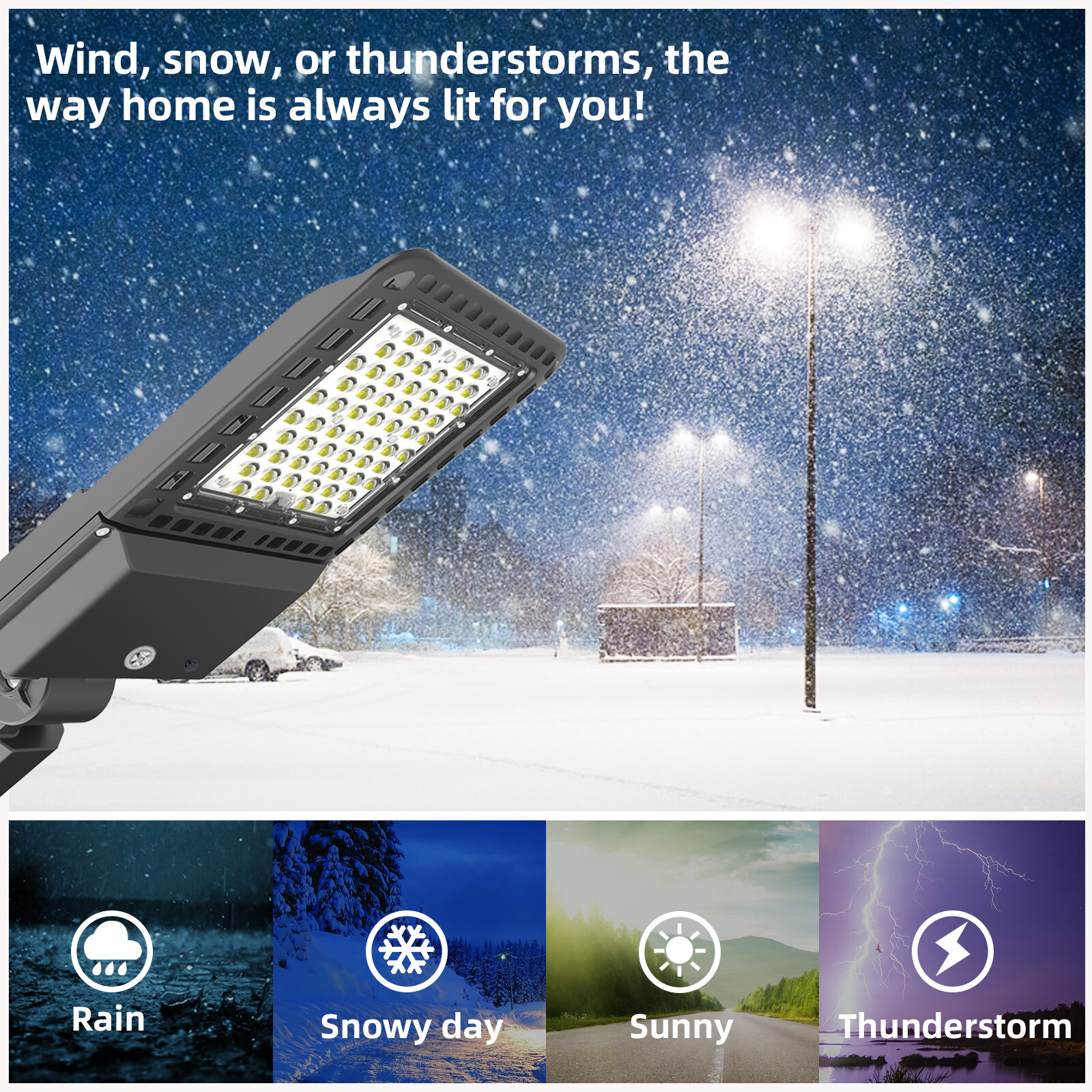 LED Security Light 200w Outdoor with Dusk-Dawn Photocell Sensor IP65,ETL Listed