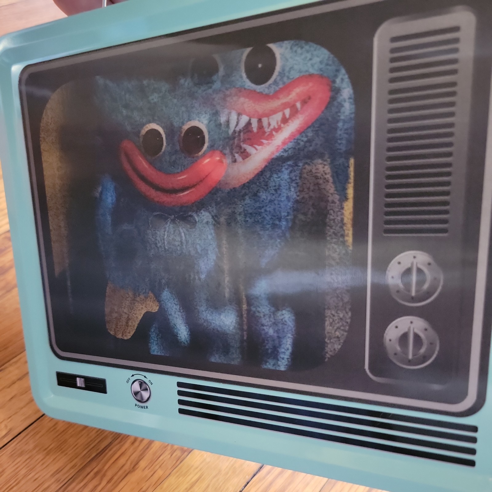Poppy Playtime Huggy Wuggy Lenticular Lunch Box Only, Minor Dings Holographic