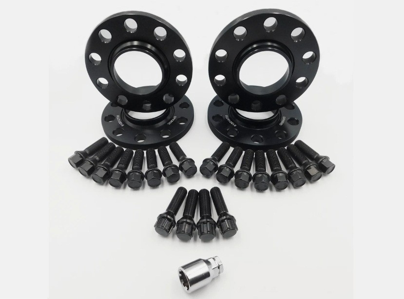 Space-R Wheel Spacers Hubcentric 5x112 57.1mm 12mm x 4 For Audi VW Radius bolts