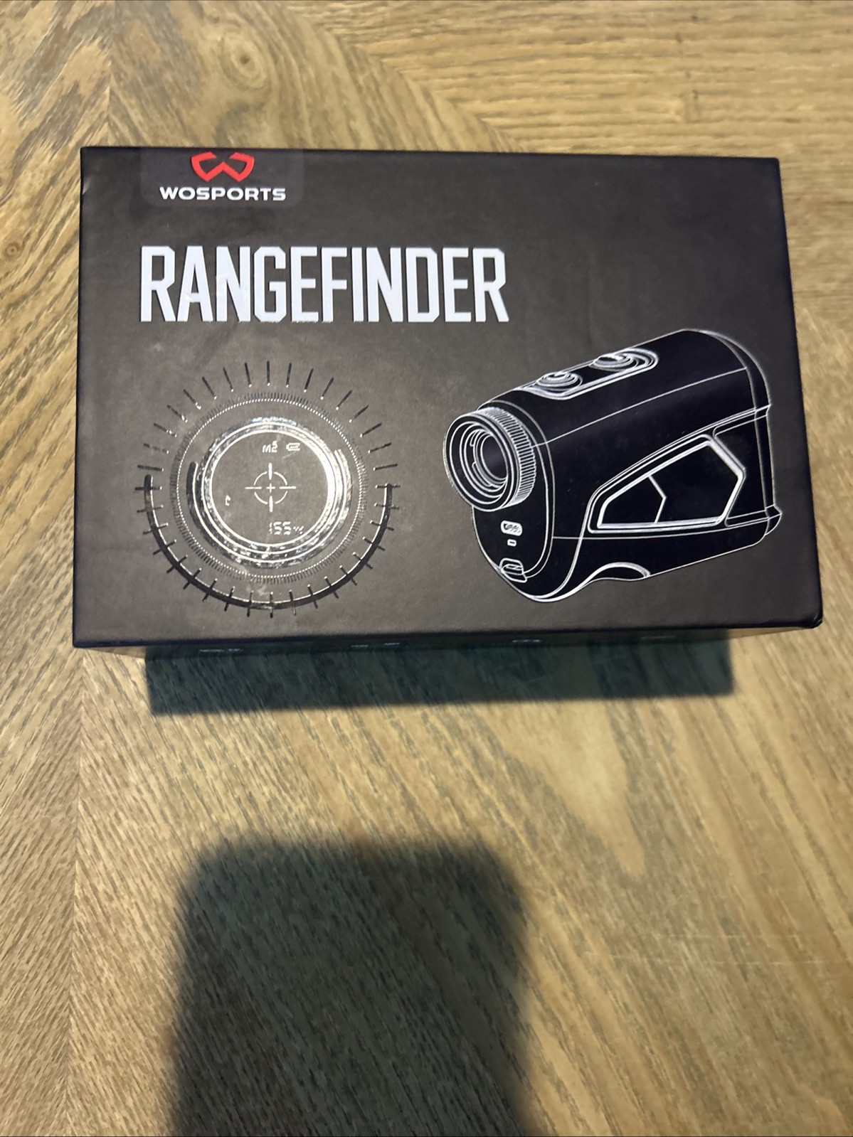 Wosports Golf Rangefinder, 1500 Yards Laser Distance Finder with Slope, Flag-L..