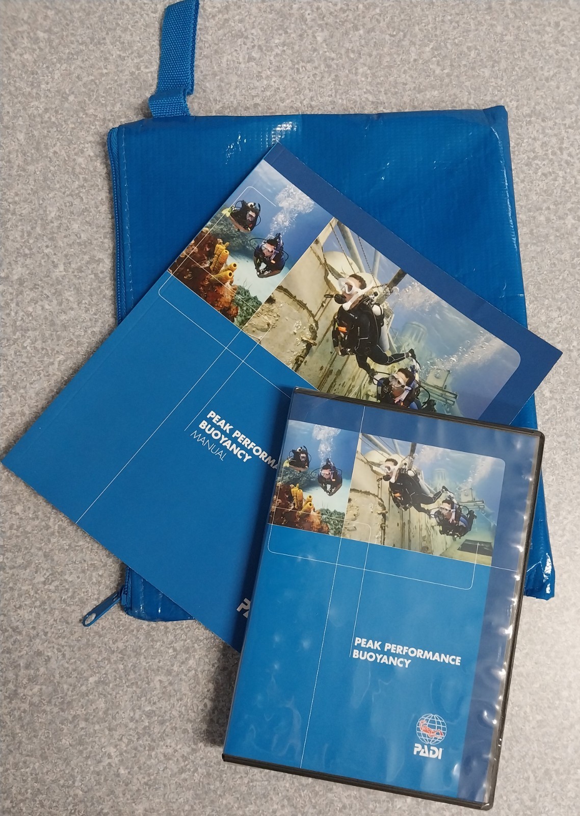 PADI Scuba Peak Performance Buoyancy PPB Crew- Pak Text Book & DVD