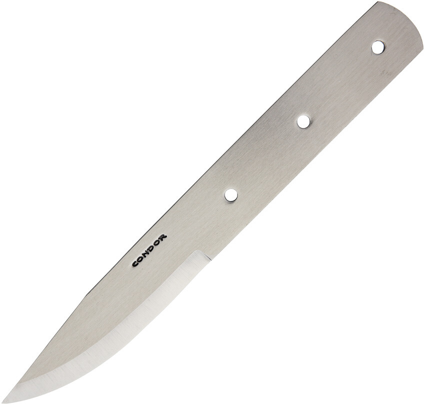 Condor 8.50"  Woodlaw Blank Polished 1075 High Carbon Steel Knife Blade B2484HC
