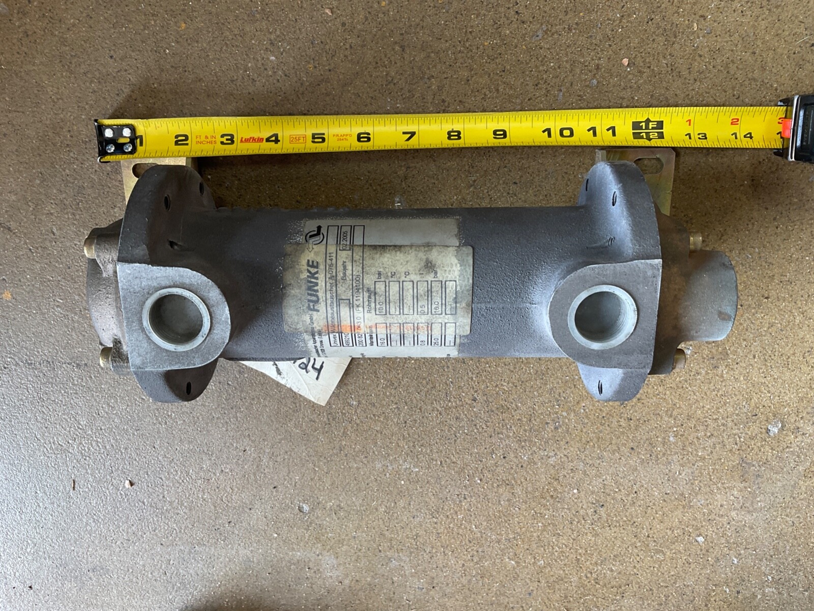 NEW FUNKE UNIVEX HEAT EXCHANGER A075-411