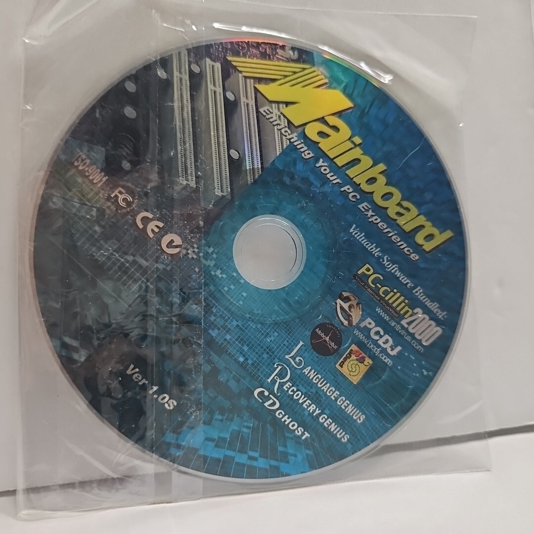 Mainboard Software Bundle PC-cillin2000  IS0-9001 Language Recovery Genius