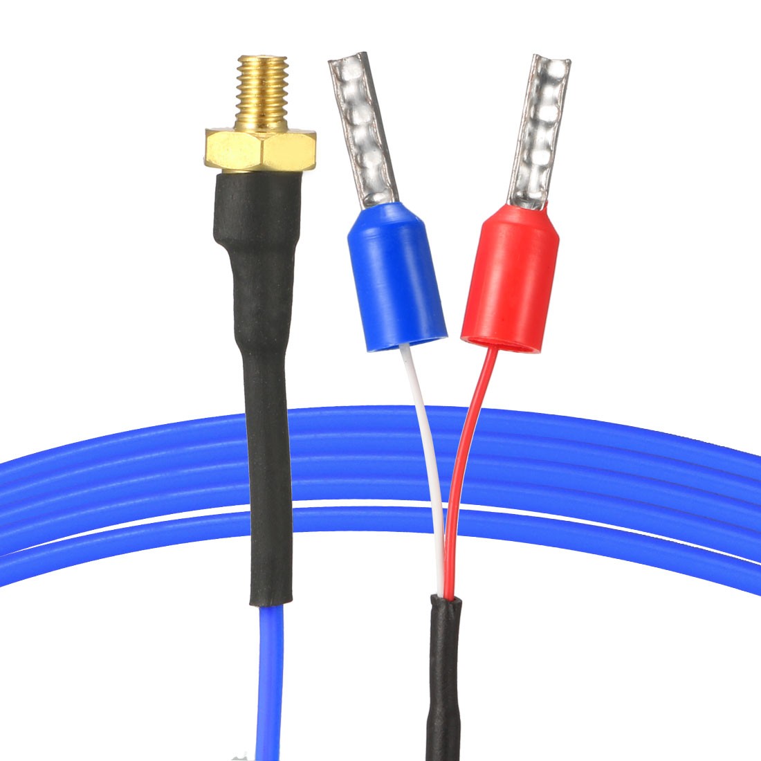 K Type Thermocouple Temperature Sensor Probe for 3D Printer 1M Cable M4 Thread