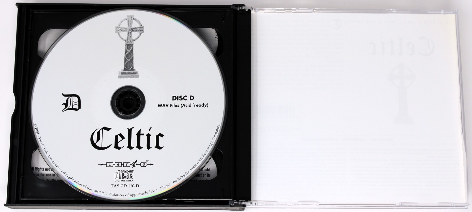 Zero-G Celtic Sample Library/Sound Library/Sampling 4 CD 2001
