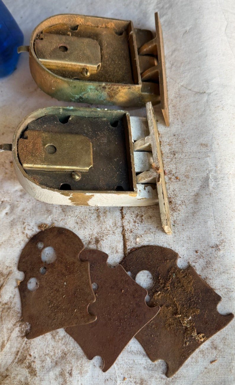 Segal Solid Bronze Double Cylinder Deadbolt – Max Security VINTAGE QTY TWO WKEYS