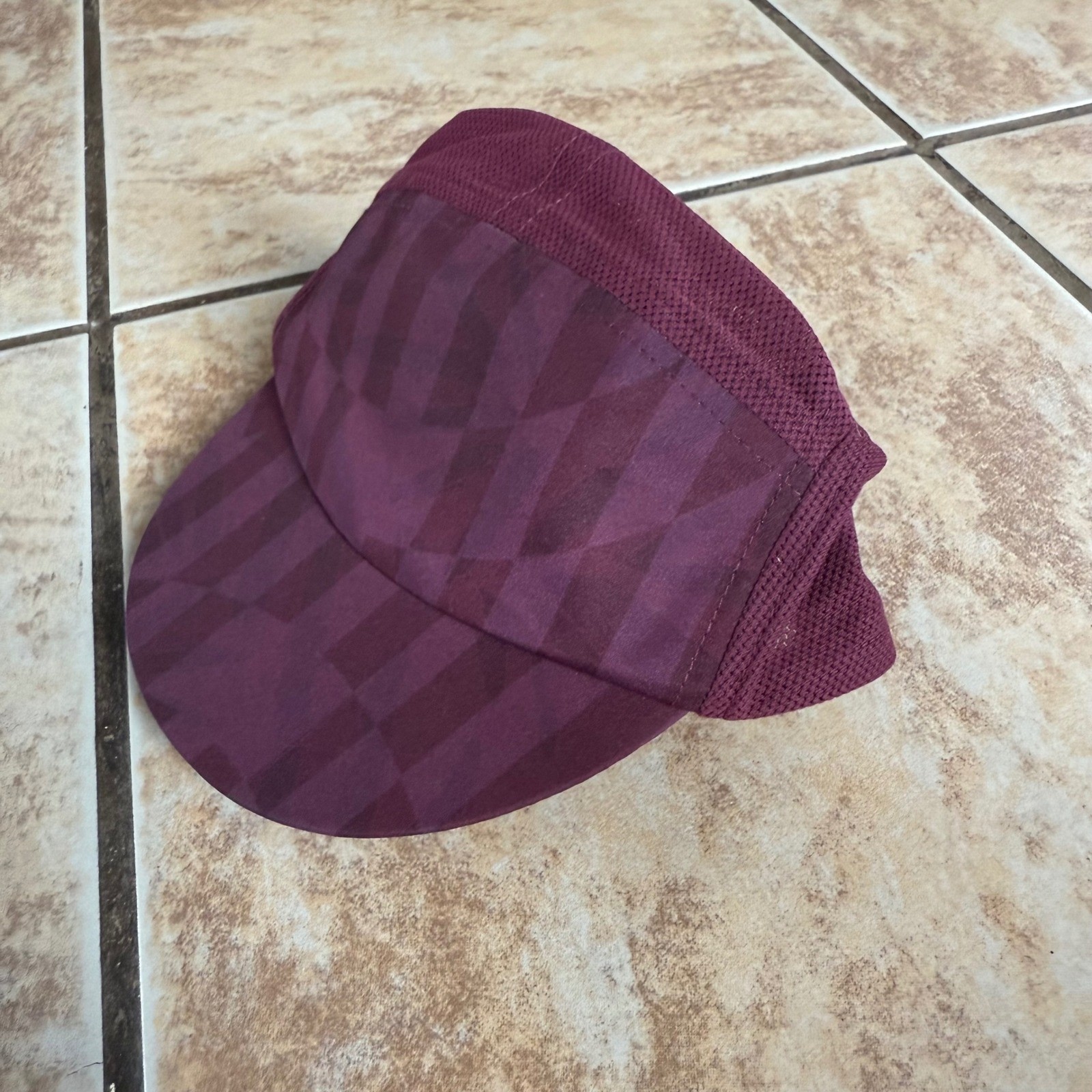 Salomon Purple Running Hat Cap Performance Adjustable Sport OSFA