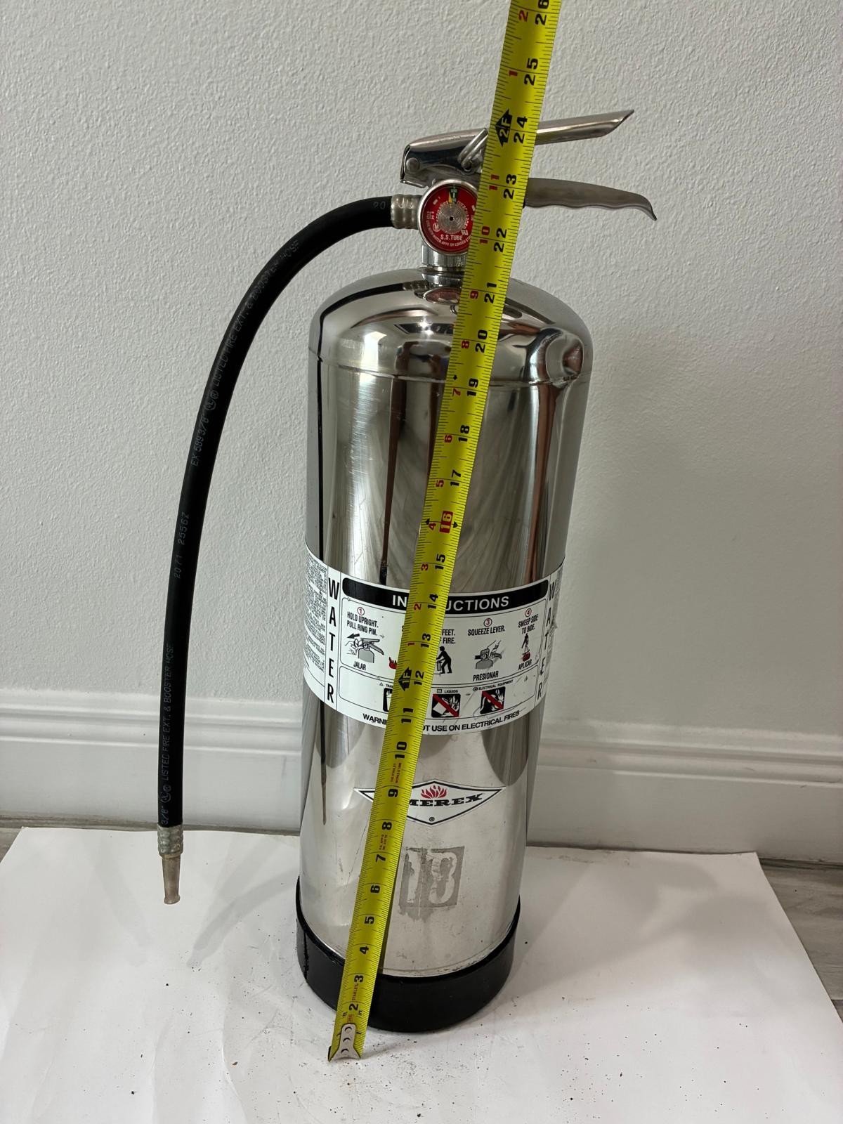 Amerex 240 2.5 Gallon FOAM Refillable Fire Extinguisher Class 2-A.