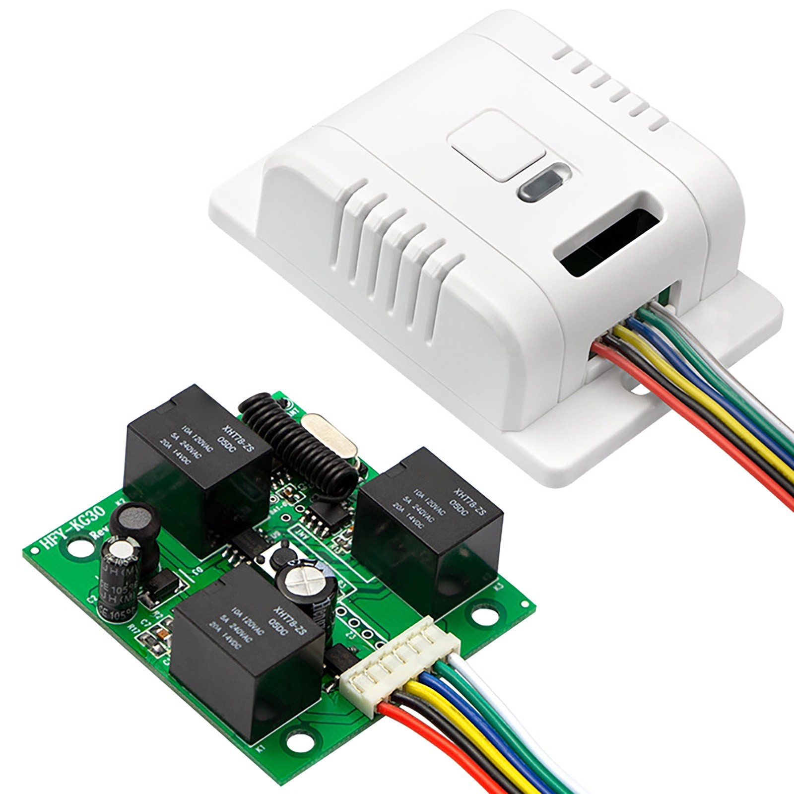 New DC12V RF433MHz Relay Receiver Module 3CH Wireless Remote Control Switch
