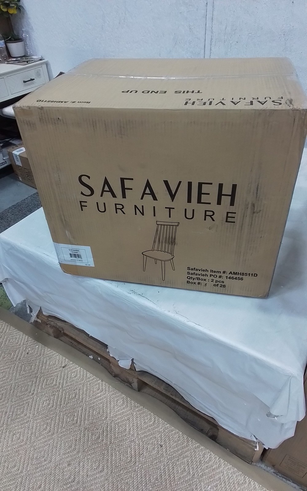 Safavieh BURRIS SIDE CHAIR, Reduced Price 2172781915 AMH8511D