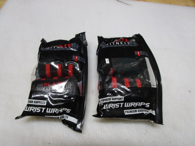 2 SETS Wrist Wraps Superior Support Quality Reinforced Stitching Plate Fitness