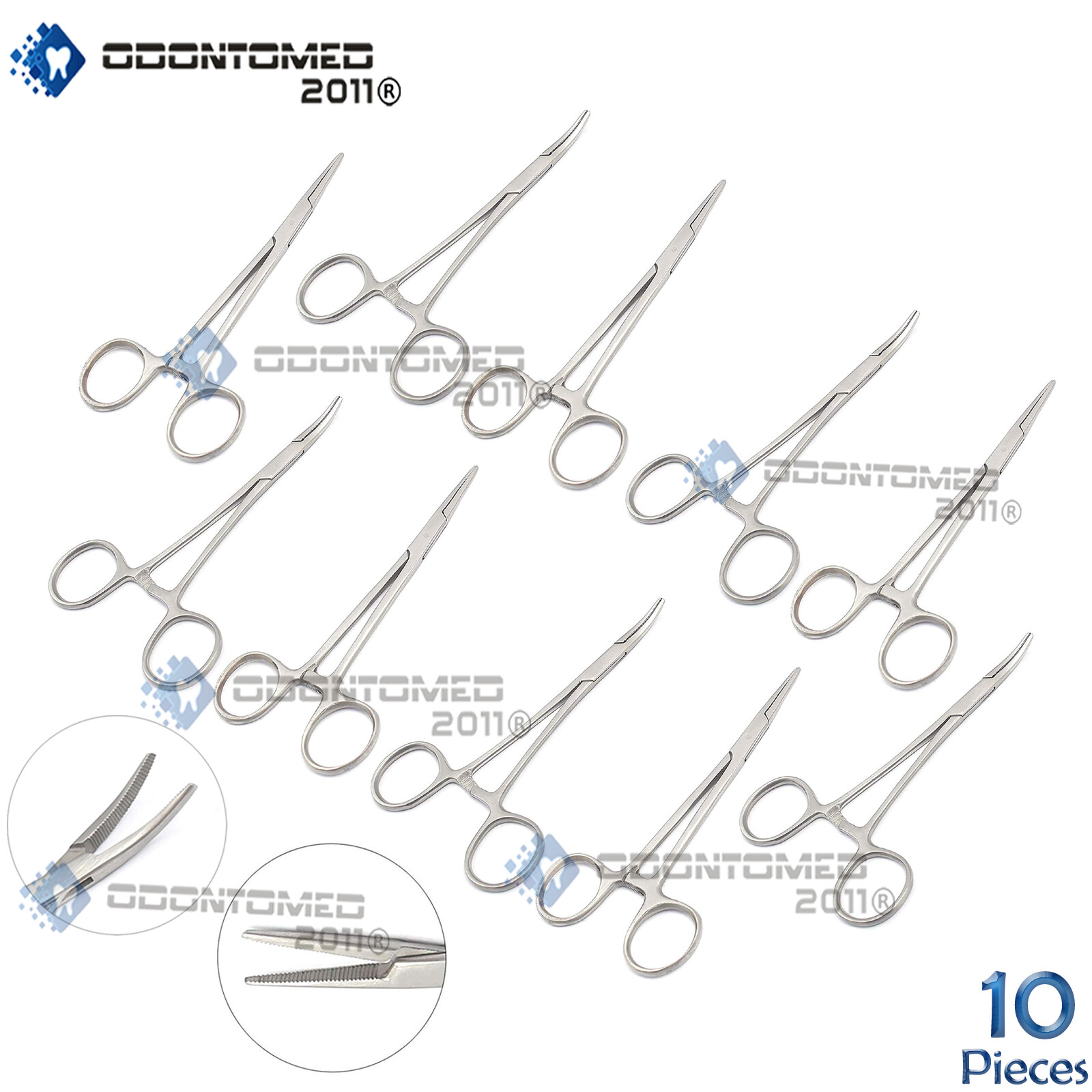 10 ASRTD MOSQUITO HEMOSTAT LOCKING FORCEPS CVD/STR 5''