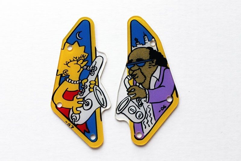Data East Simpsons  Pinball machine Sling Shot Plastics