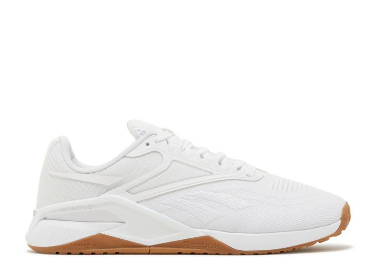 Women Reebok Nano X2 Training Shoes White Pure Grey Gum GZ6438 Trainer Crossfit