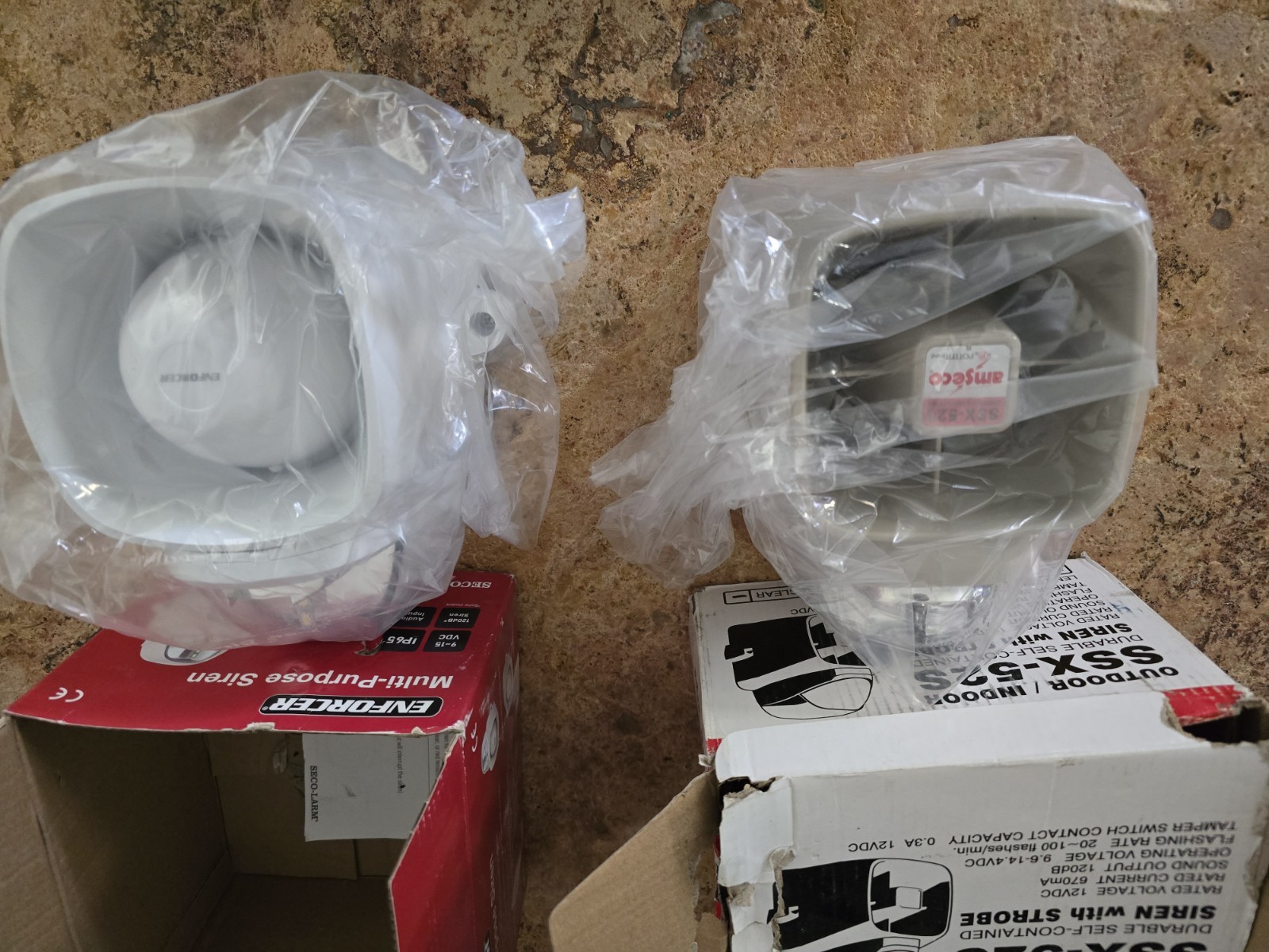 Amseco SSX-52S Indoor / Outdoor Siren Strobe & Enforcer Multi Purpose Siren