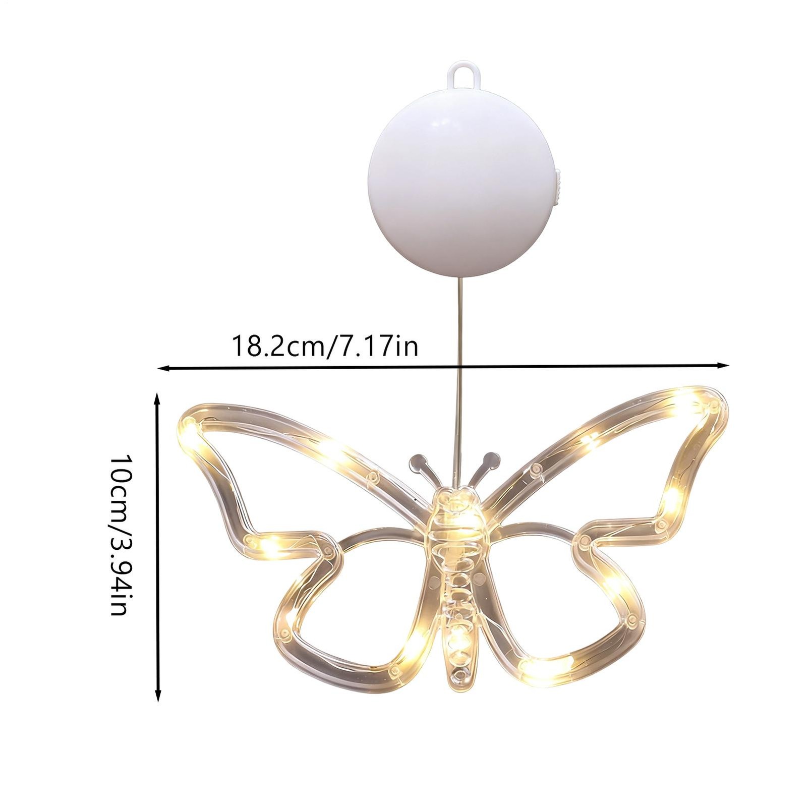 Butterfly Window Lights Battery Operated Lighting Sign Butterfly Light