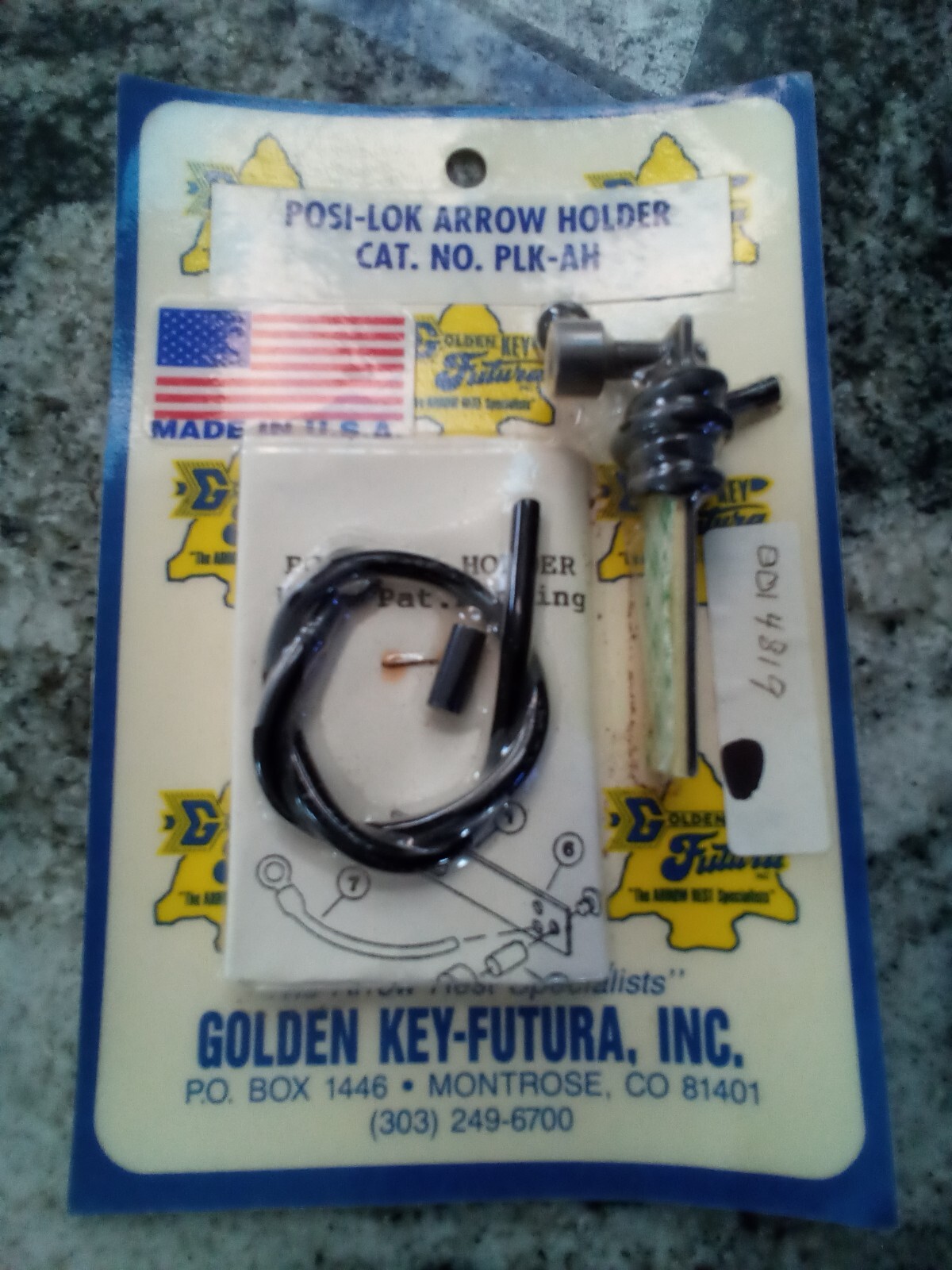 Golden Key Futura Posi-Lok Arrow Holder Cat No PLK-AH New in Package