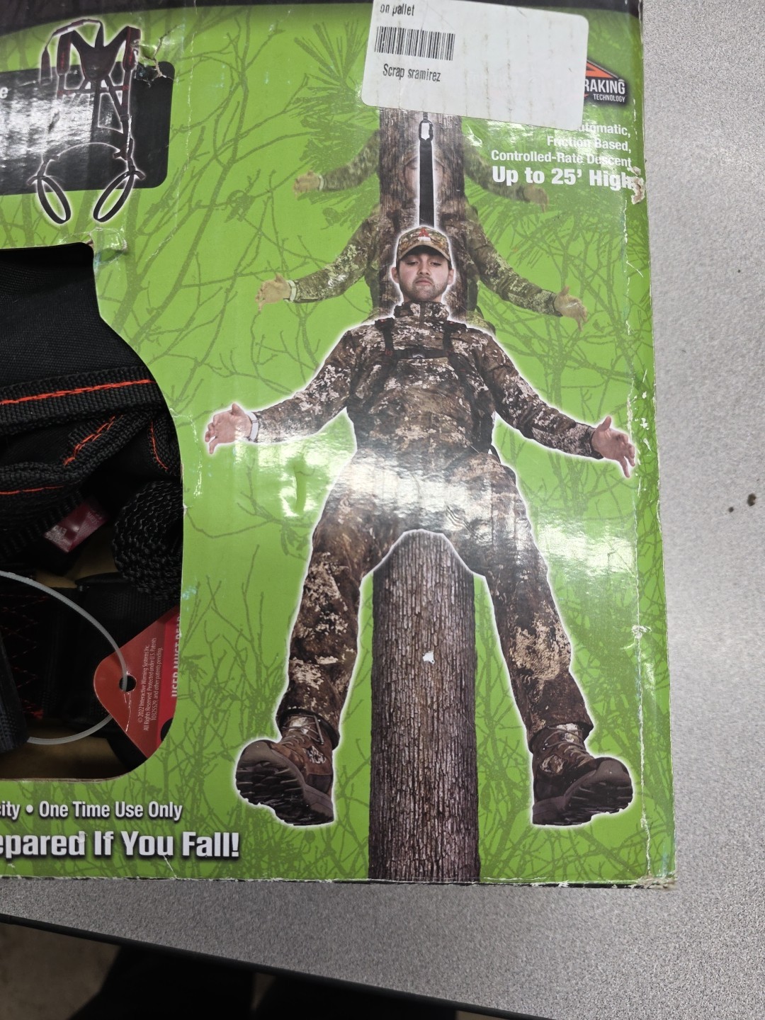 Primal Tree Stands Descender Device and Full Body Harness (Model: PTDC-901).