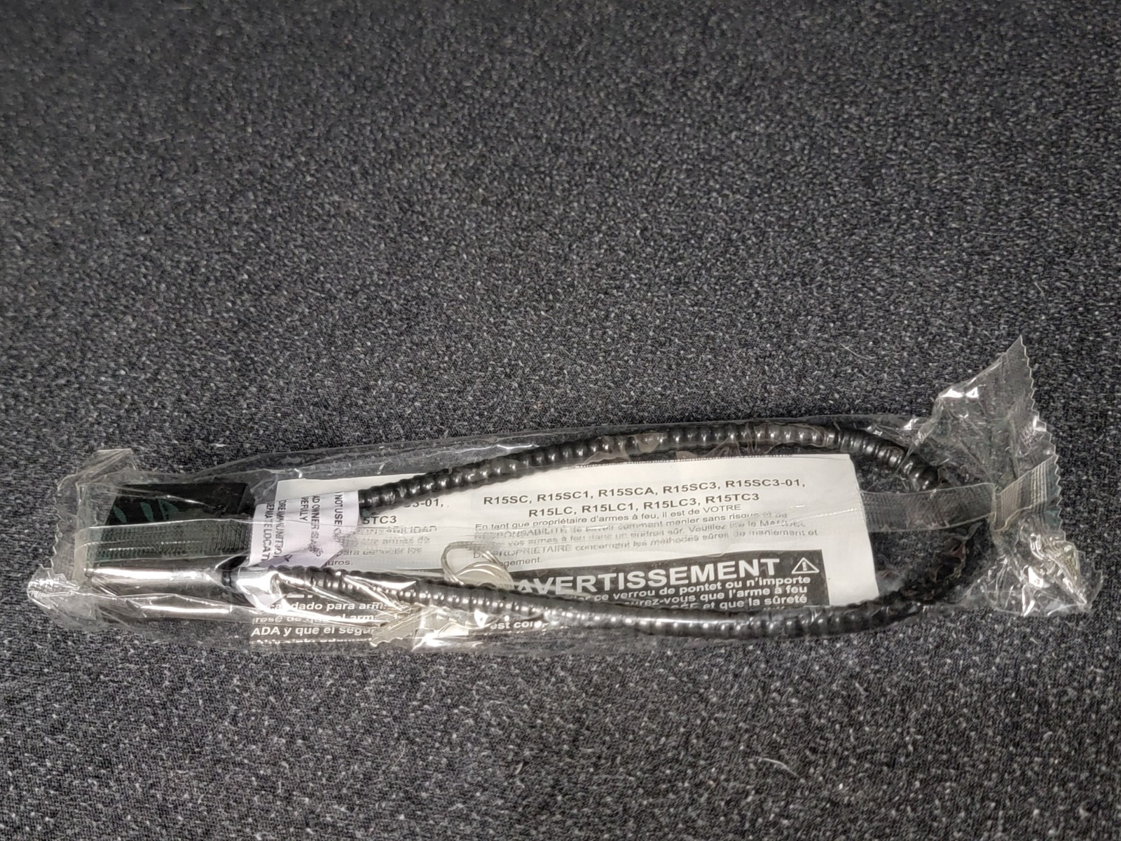 Firearm Gun Safety Cable Lock R15LC1 - New