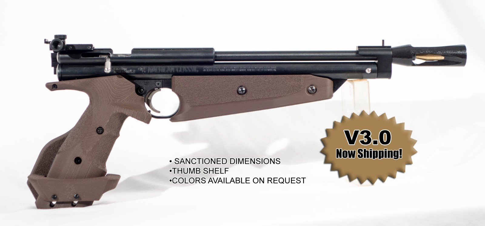 Crosman Pistol 1701p 2240 1377 1322 Competition Target Grips Shelf ISSF 4-H 10m