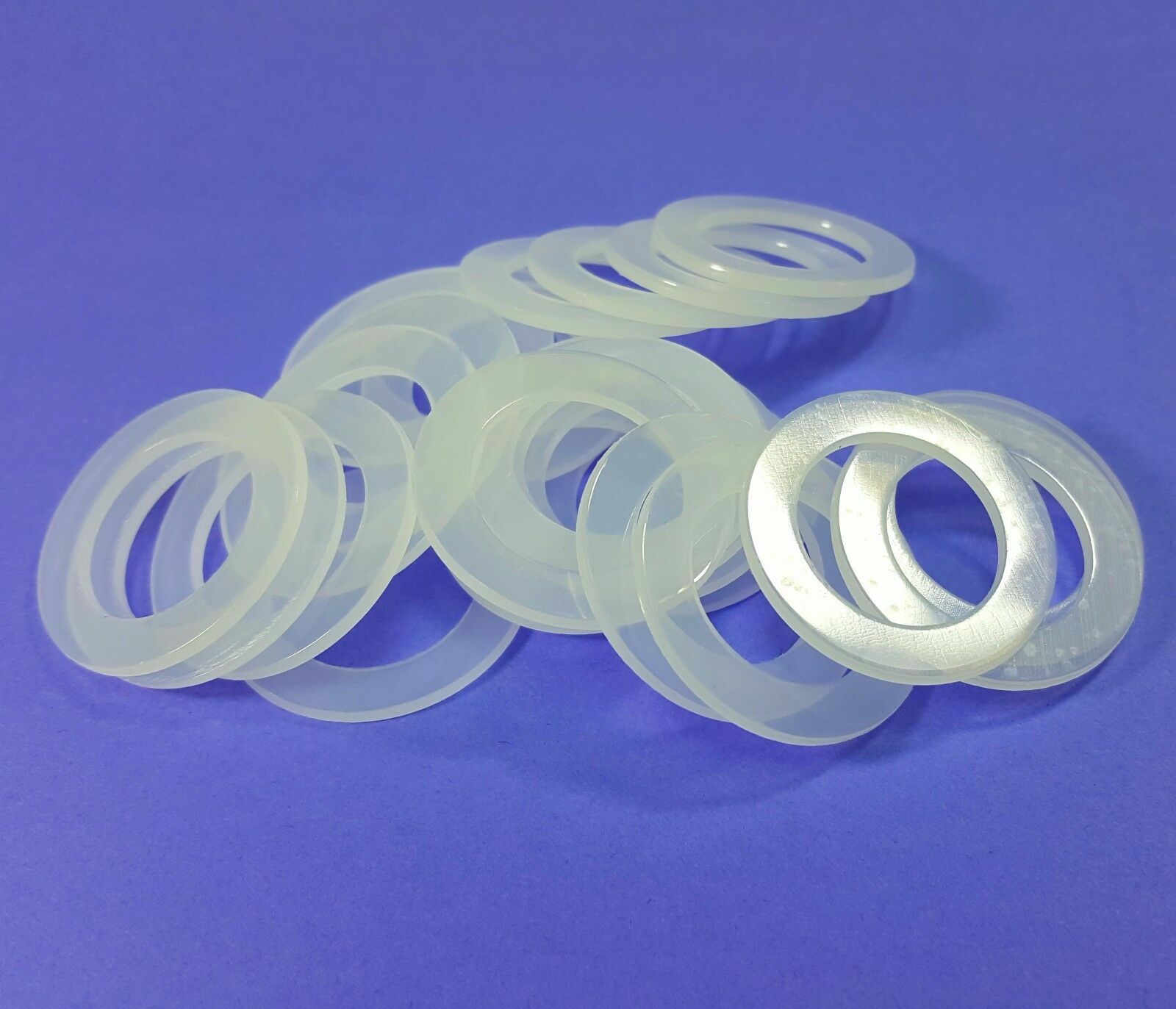 Pkg/24, 3/4 x 1/16 Polyethylene Water Meter Gaskets, for 5/8 x 3/4, or 3/4 meter