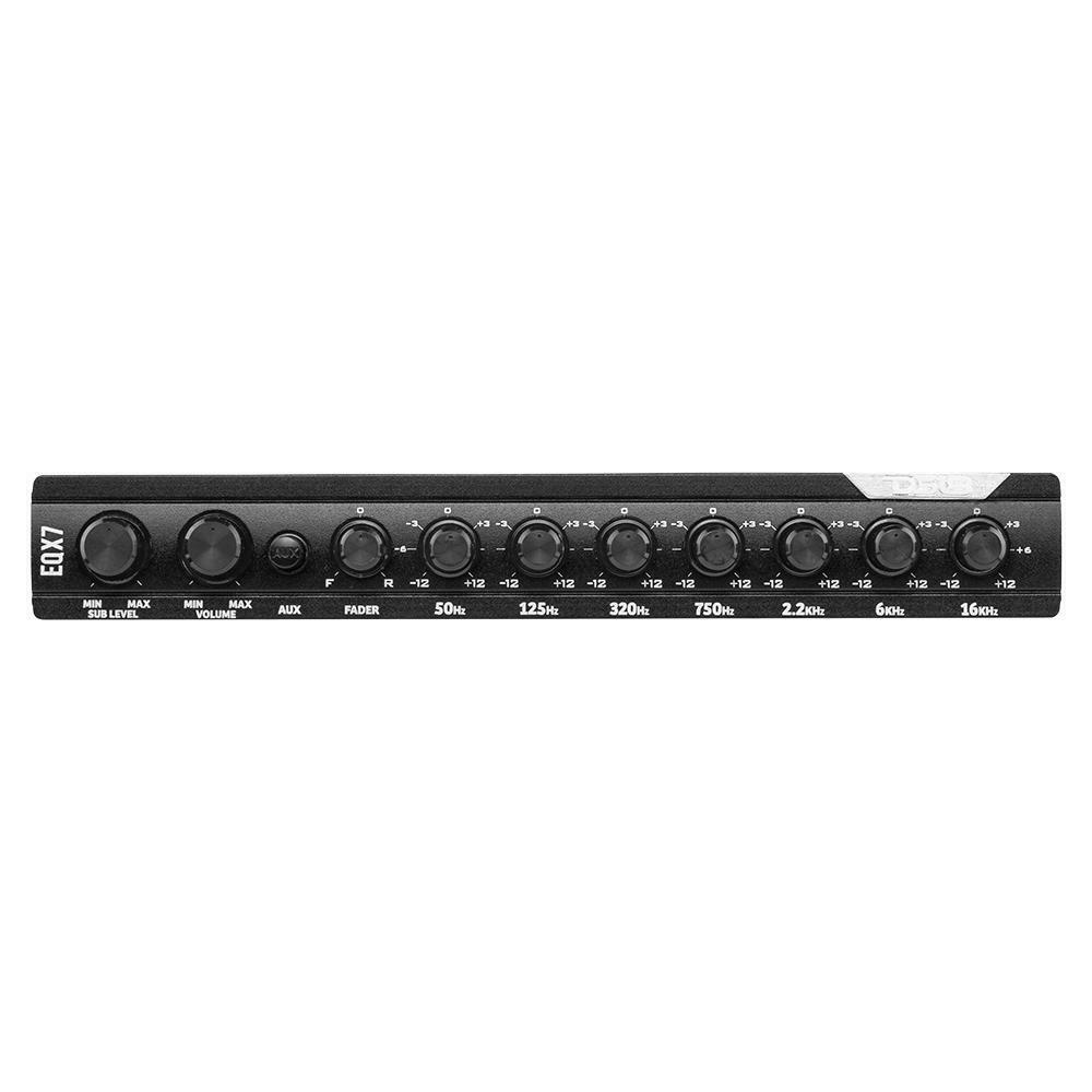 DS18 - EQX7 Compact High Volt 7-Band Equalizer High Level Input & Auto Turn On