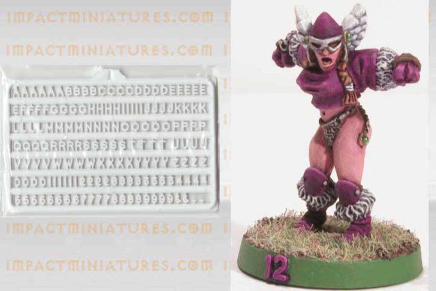 Slaters 3mm Letters & Numbers