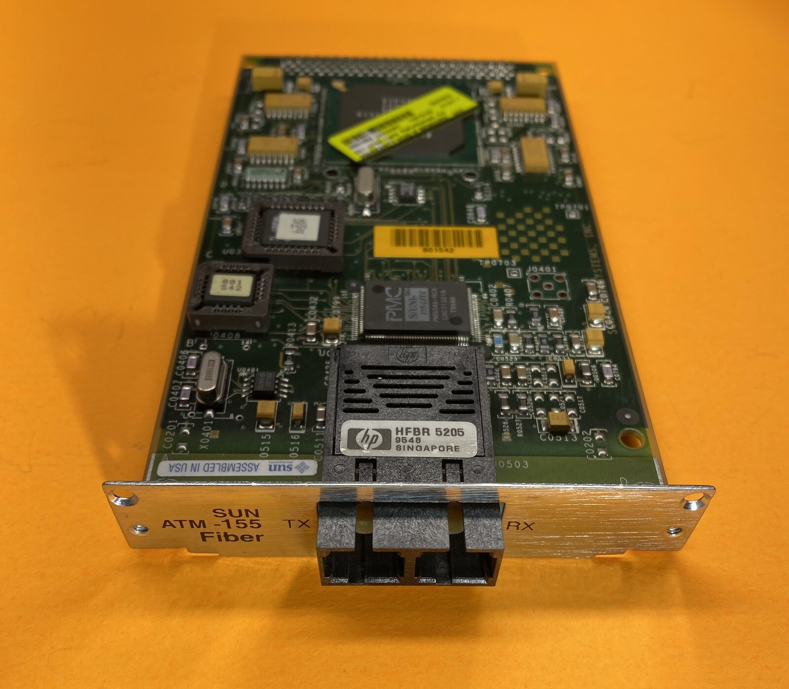 Sun 501-2794 SunATM-155/MFiber SBus SC Duplex Card 2.0 / 2.1 / 4.0 / 5.0 X1060A