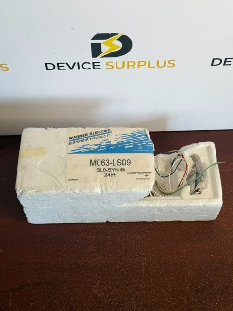 Superior Electric Slo-Syn M063-LS09 Stepper Motor 2.25V 4.6A 200 Step New