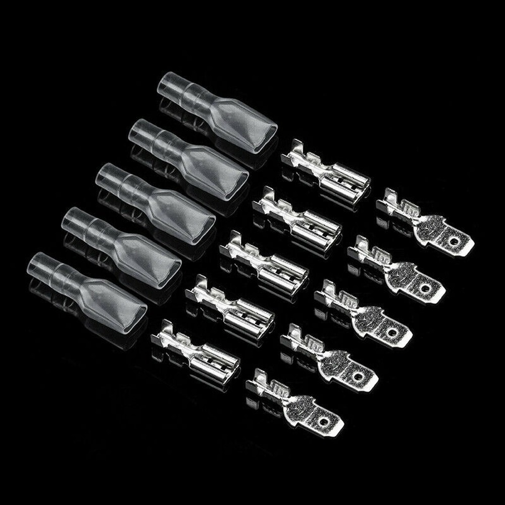 900Pcs Crimper Tool Kits 2.8/4.8/6.3 Spade Male Female Wire Connectors Terminals