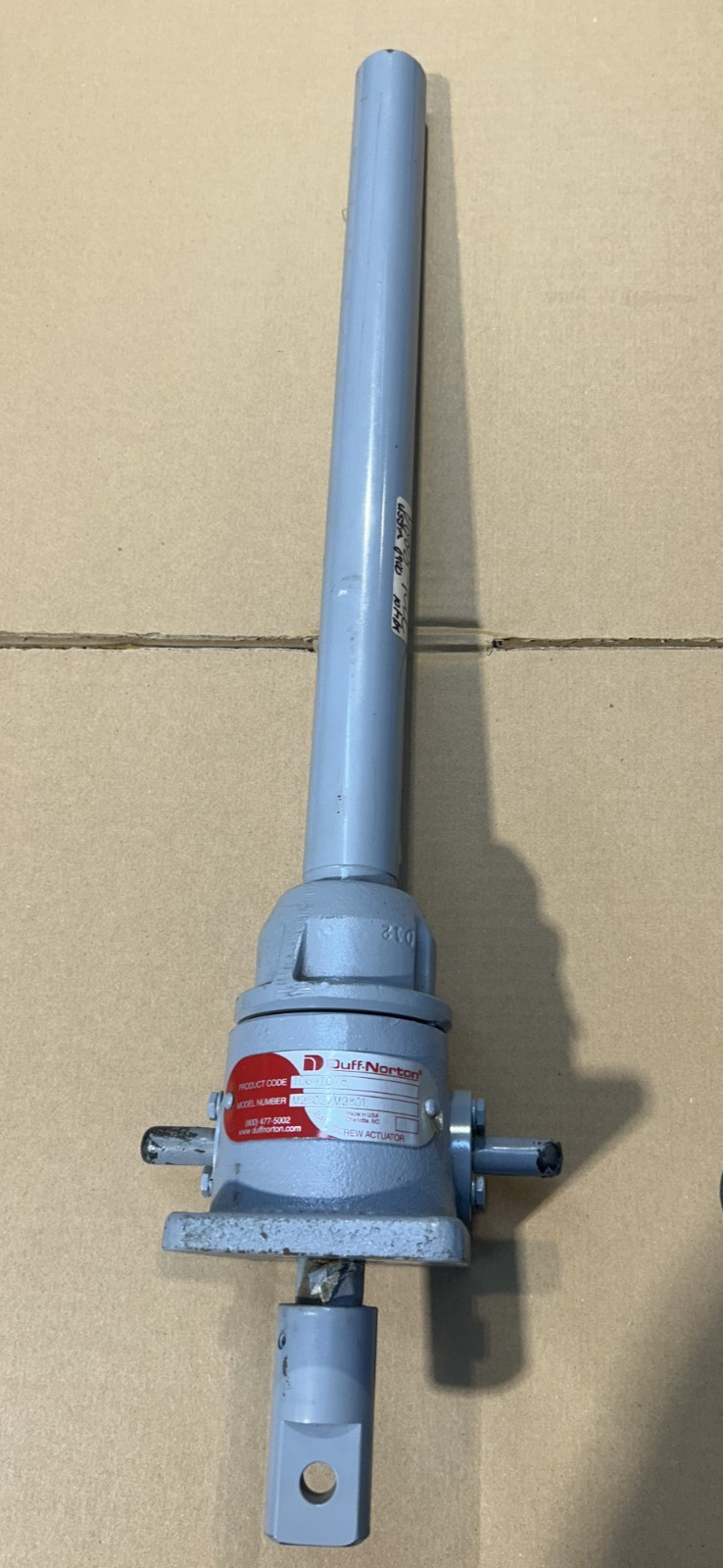 DUFF-NORTON M9802/M9801  BALL SCREW ACTUATOR 2-TON 20" TRAVEL NEW
