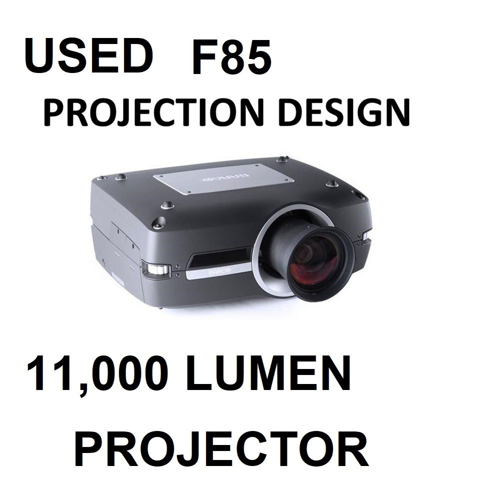 Projection Design Barco F85  11000 Lumen - 4840 Hours -  Projector  w/ EN24 LENS