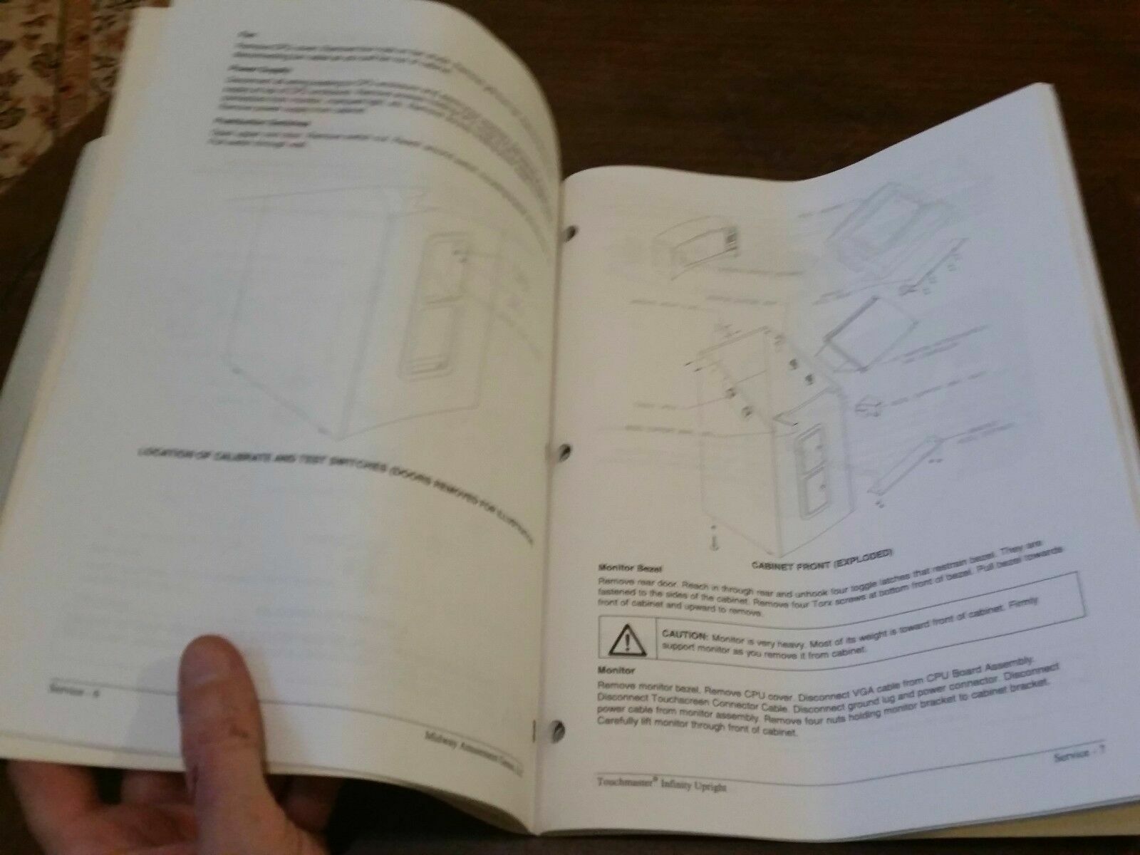 MIDWAY Touchmaster Infinity Operations Manual for Upright Style Cabinet