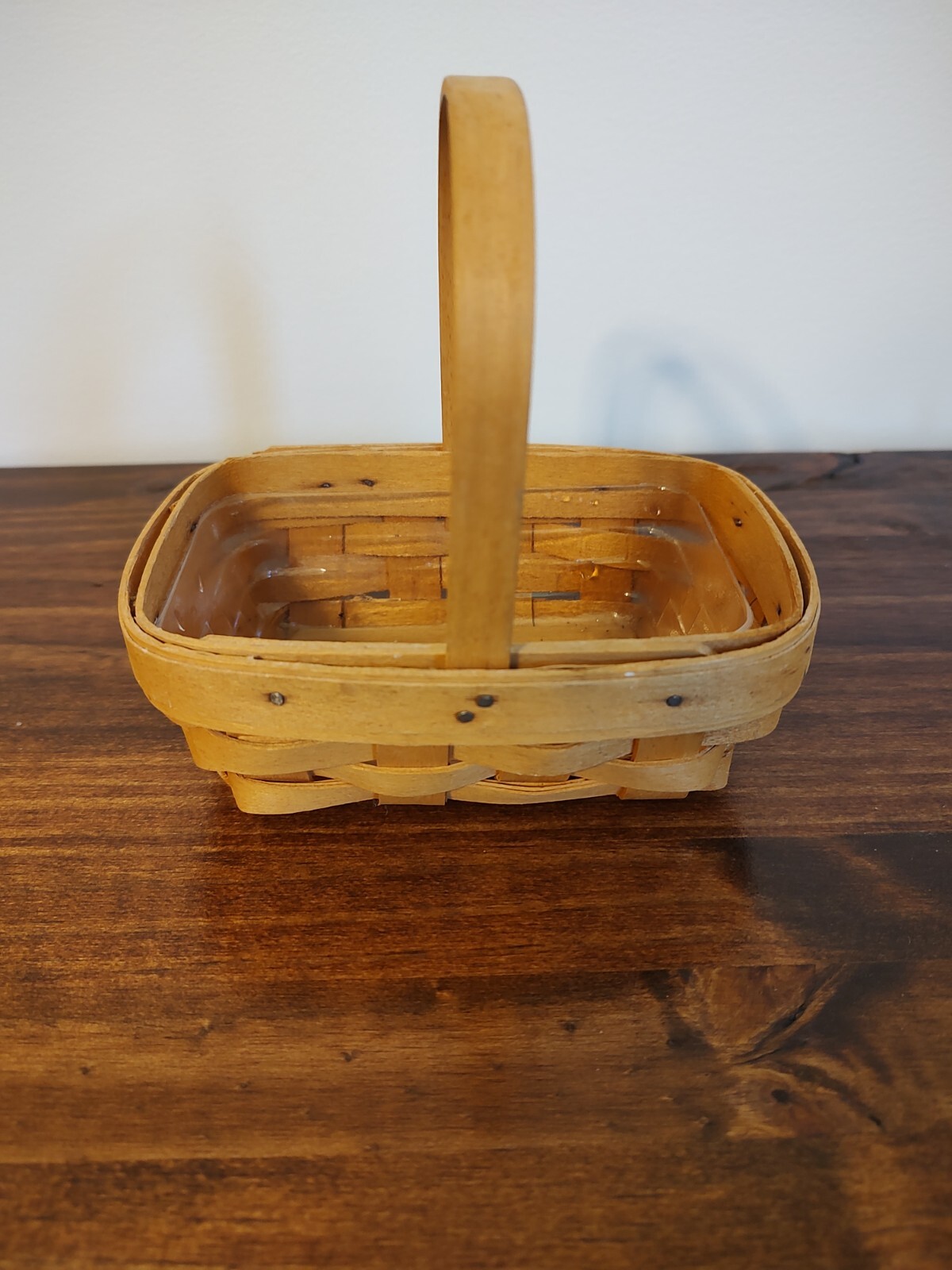 Longaberger Parsley Booking Basket with Protector